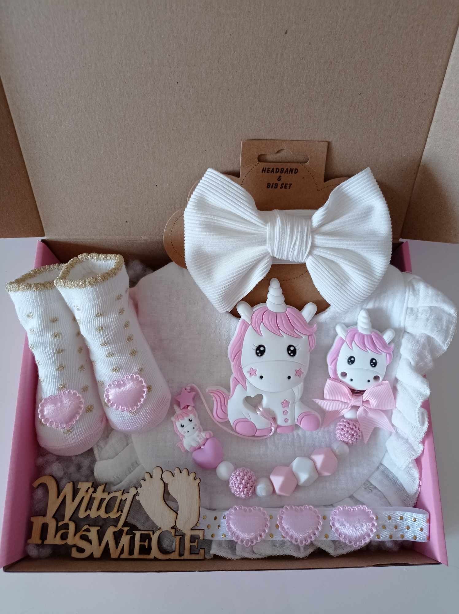 Zestaw Prezentowy baby shower narodziny chrzest prezent baby box