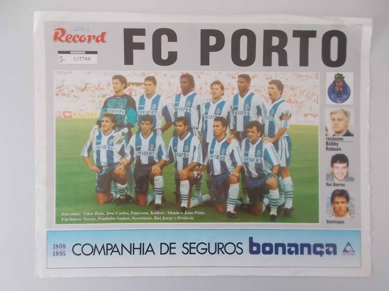 Posters de Equipas da 1ª Divisão, Época 1994/95 (Record)