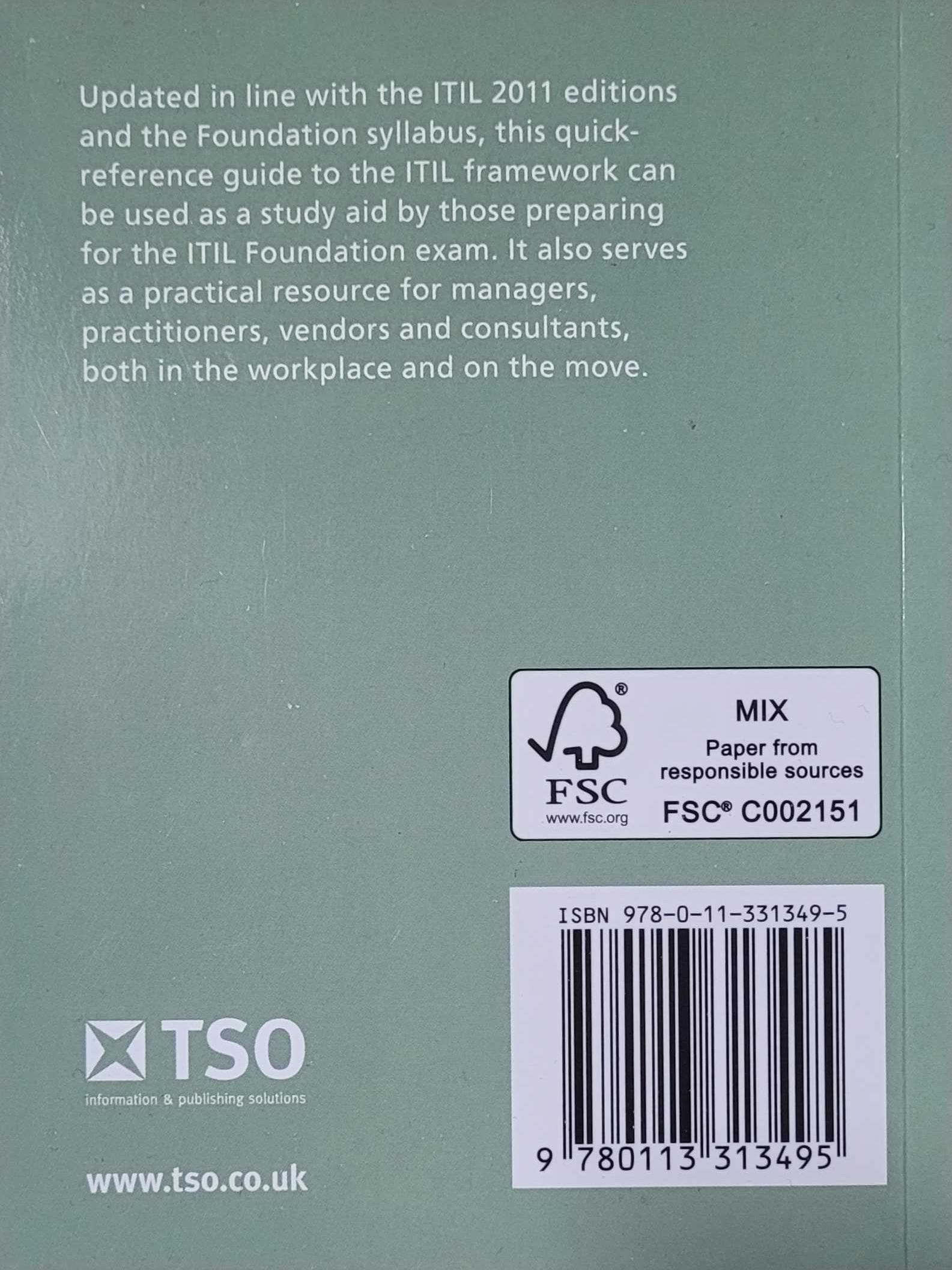 Podręcznik ITIL Foundation Handbook, kurs informatyczny