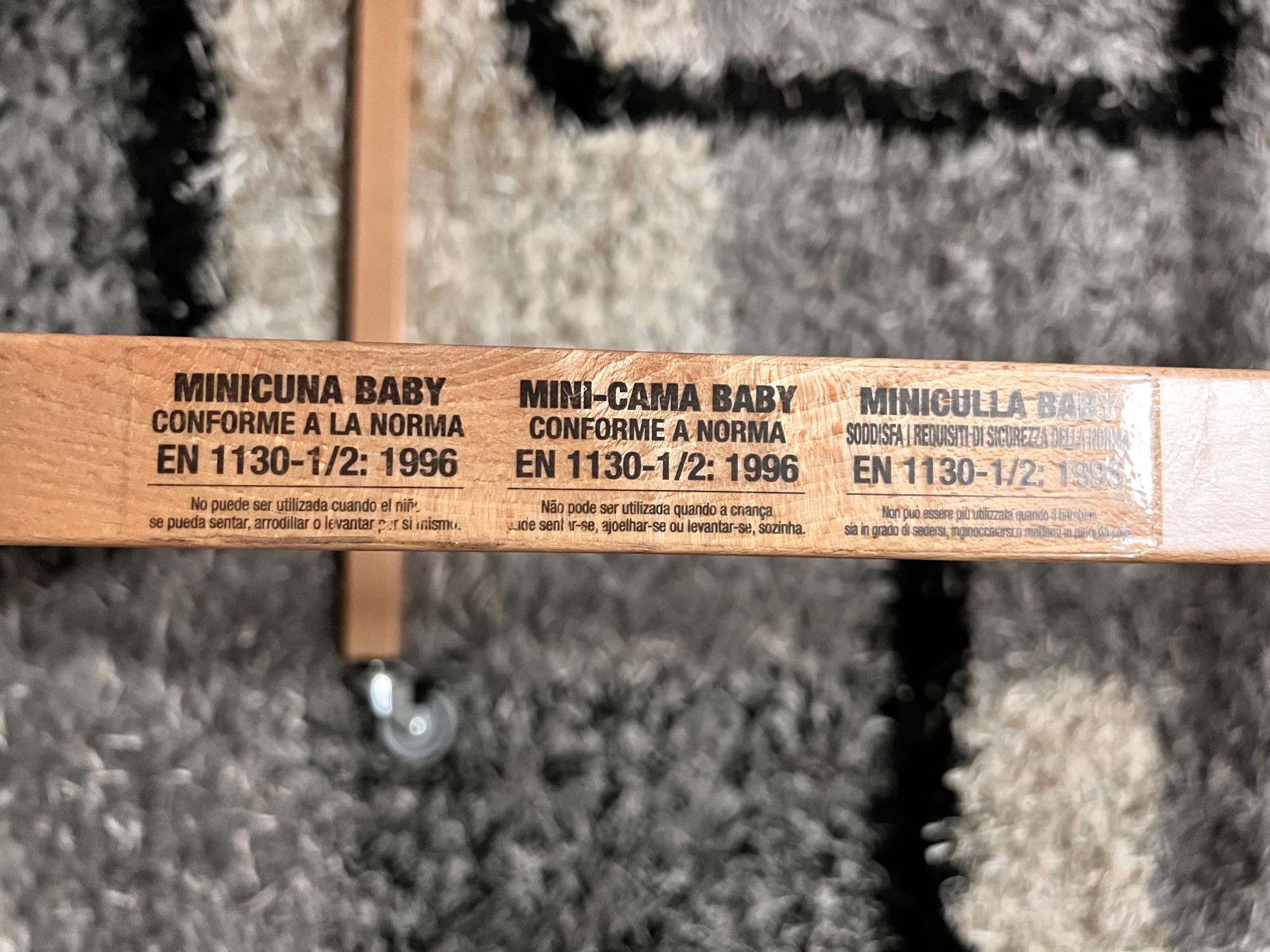 Mini cama - berço da PreNatal