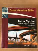 Algebra Linear and it’s applications David C Lay