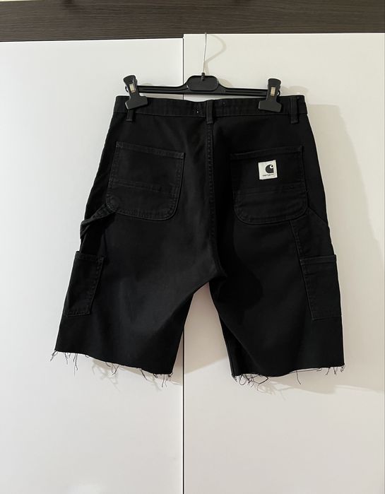 Шорти Carhartt Wip Carpenter з білим Logo Pierce, шорти кархарт