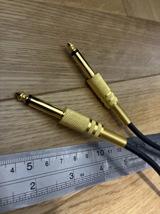 Patch kable mono 1/4 cali 2szt - 33 i 43cm