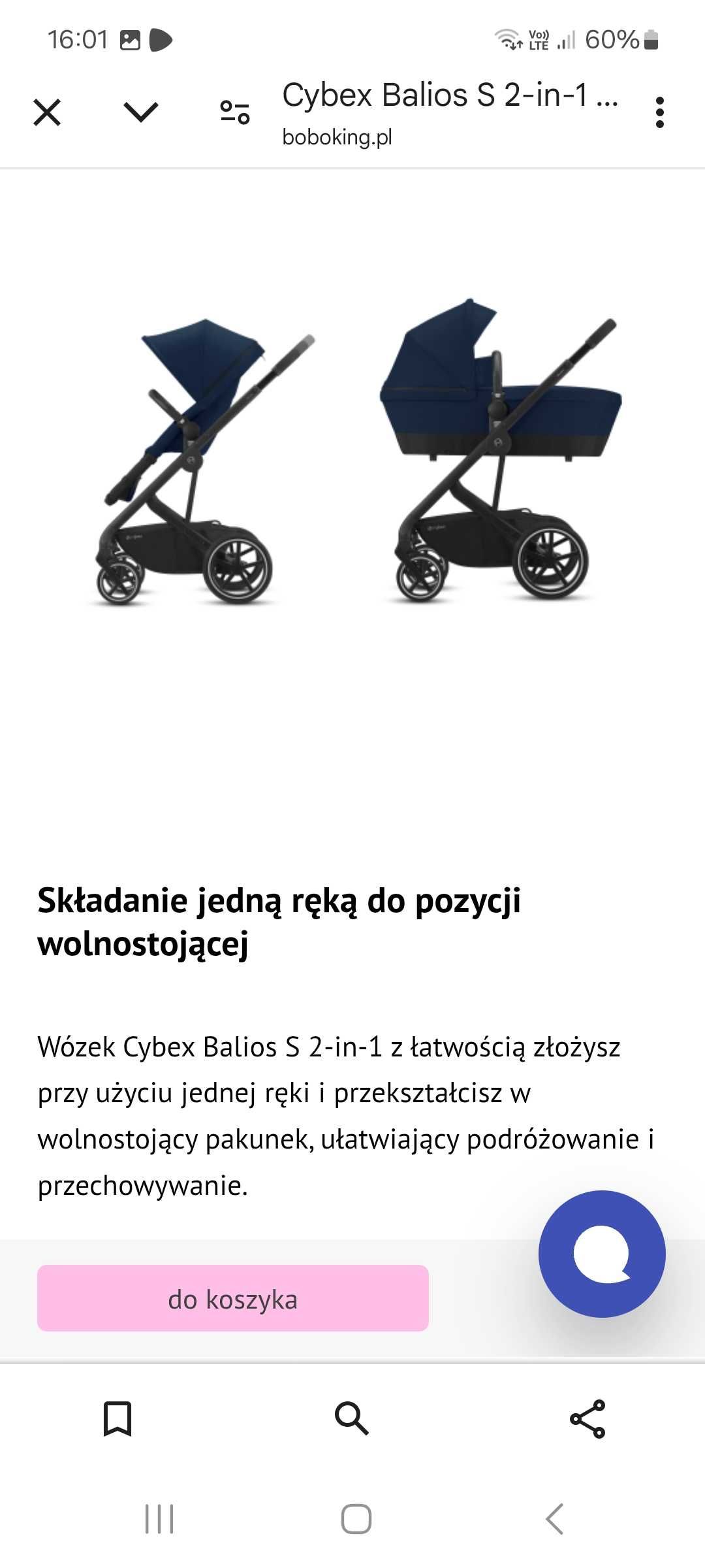Cybex Balios S 2-in-1 czarny