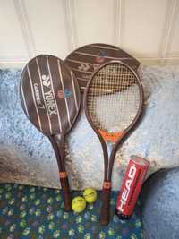 Conjunto 2 raquetes tênis vintage Carbonex 7