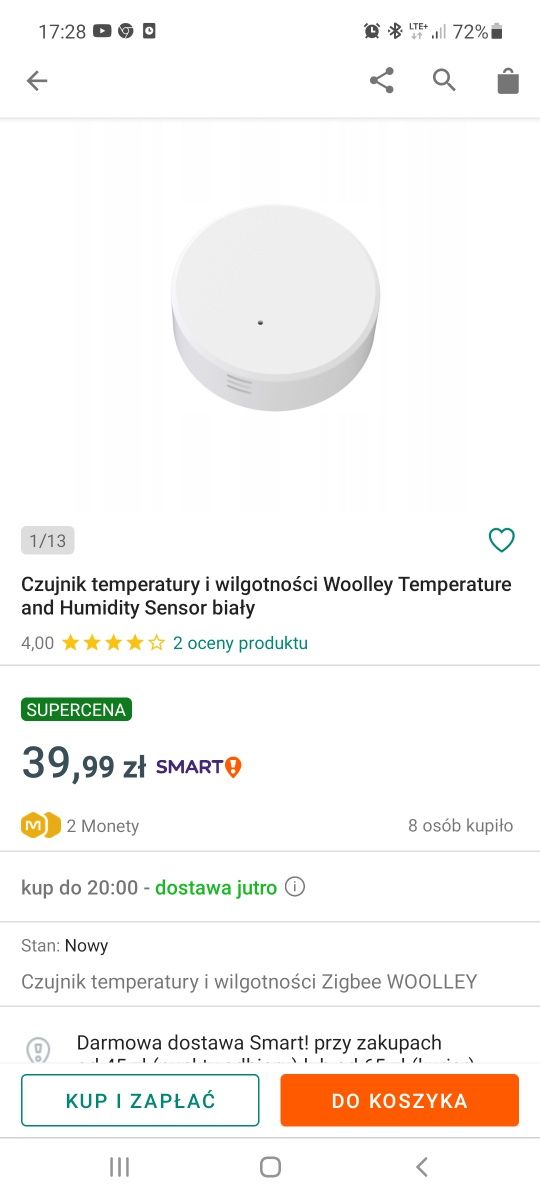 Czujnik temperatury i wilgotności