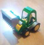 Traktor koparka ładowarka wys. 15cm