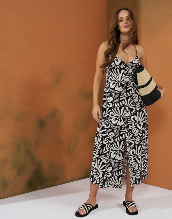 Sukienka letnia z guzikami, rozm.XL