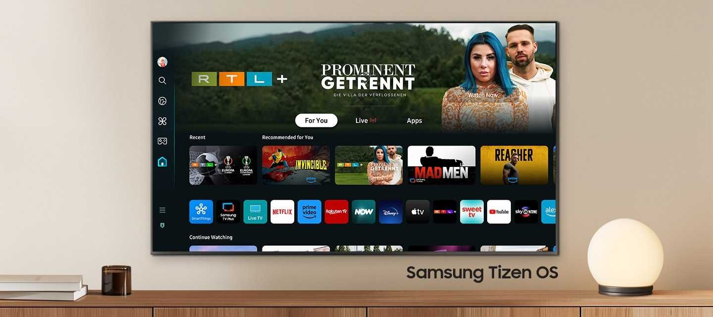 TV NEW 2024 Samsung UE43DU7100 UltraHD 4K 3840x2160 SmartTV Wi-Fi 5GHz