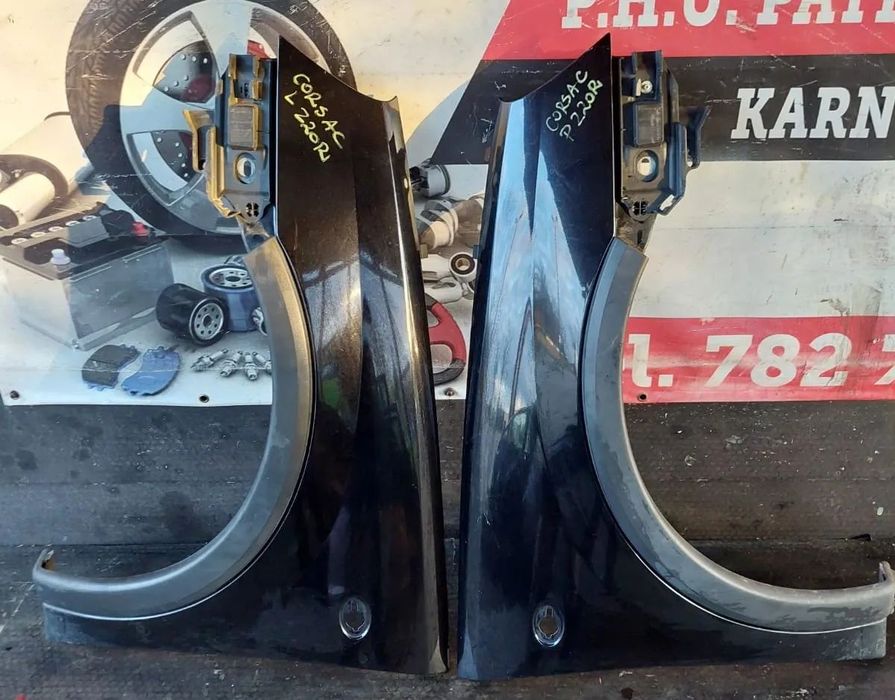 BŁOTNIK PRAWY PRZÓD OPEL CORSA C Z20R