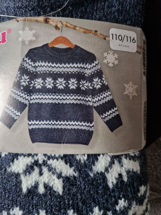 Sweter I spodnie zestaw 110 /116 lupilu