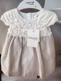 Nowa sukienka Mayoral r. 70 (4-6 msc)