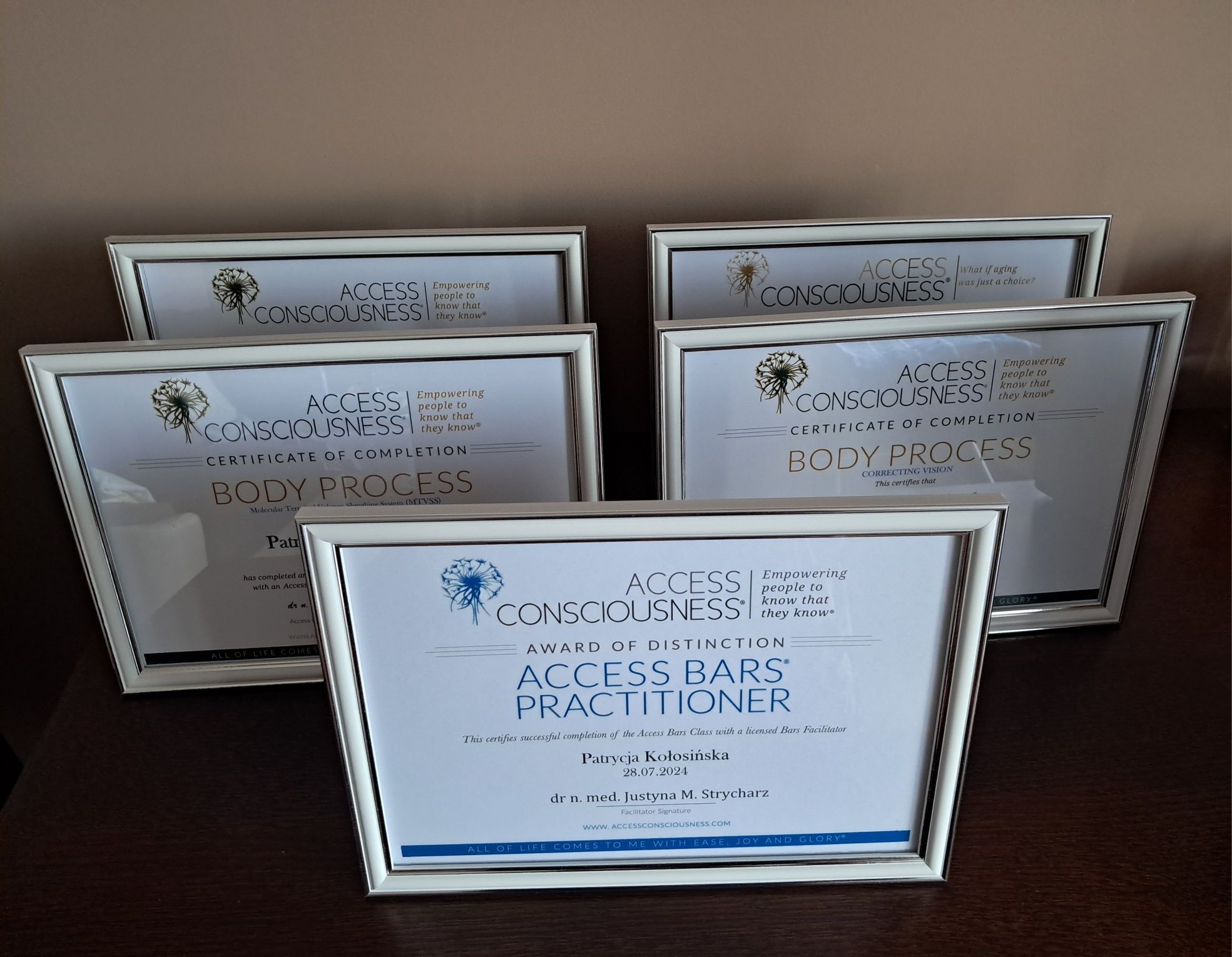Terapia manualna Access Bars, Access Facelift i Access Body Process