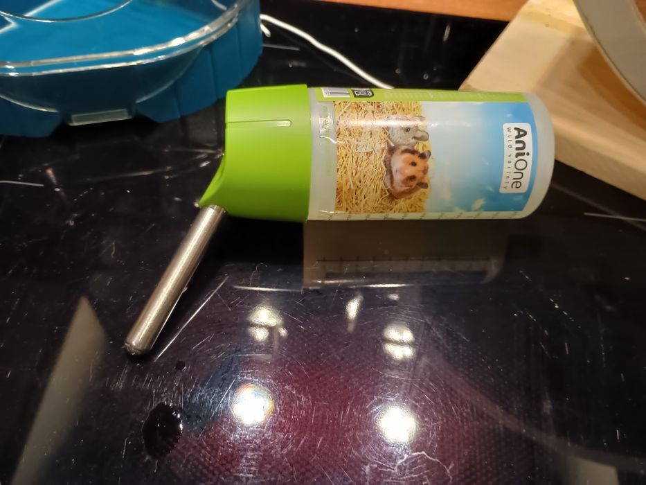 Kołowrotek, kuweta, poidło dla chomika