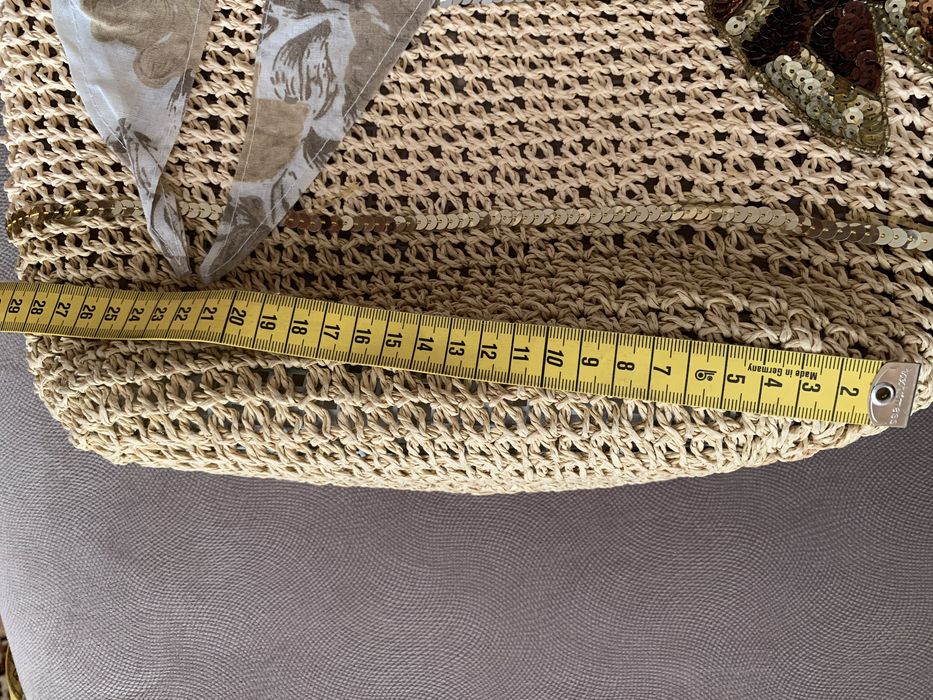 Літня плетена сумка