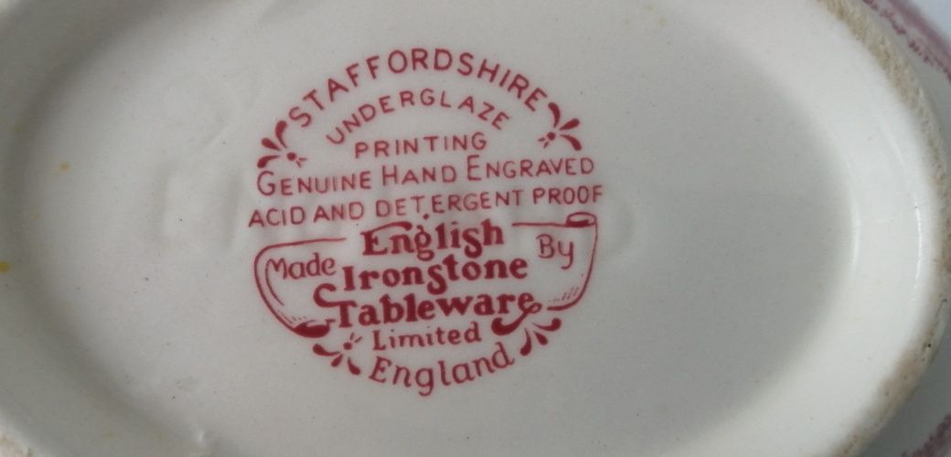 Sosierka porcelanowa STAFORDSHIRE English