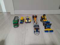 pojazdy LEGO z różnych zestawów 60151  60152  31046  60114