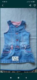 Sukienka jeansowa Mothercare 74cm