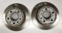 TARCZE HAMULCOWE TYŁ TYLNE MERCEDES W126 3.8 V8