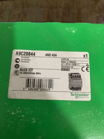 Контактор Schneider Electric iCT 40A 4NO 230В, AC (A9C20844)