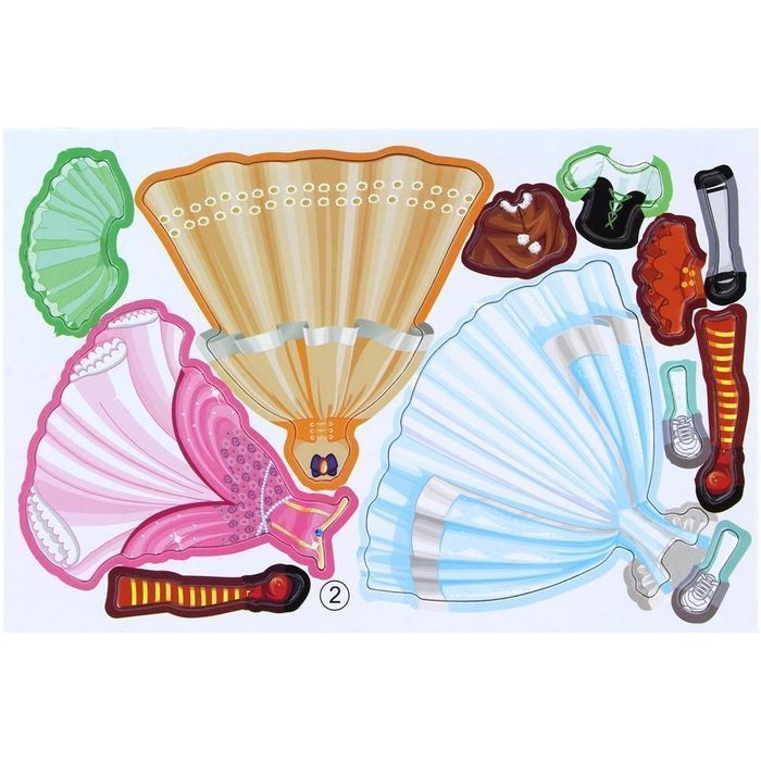 Puzzle Magnetyczne Układanka Ubieranie Lalki 58 el