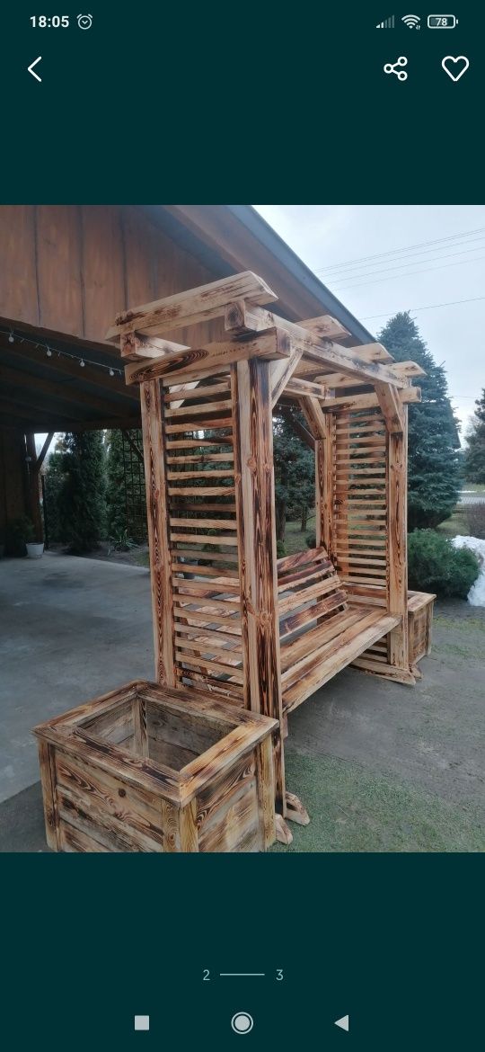 Pergola ogrodowa