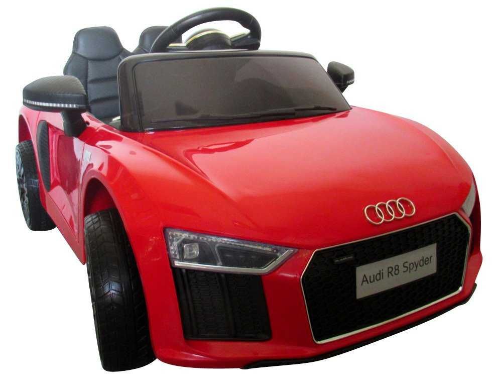 Samochód autko na akumulator AUDI R8 pilot pilot EVA czerwone 2*35W