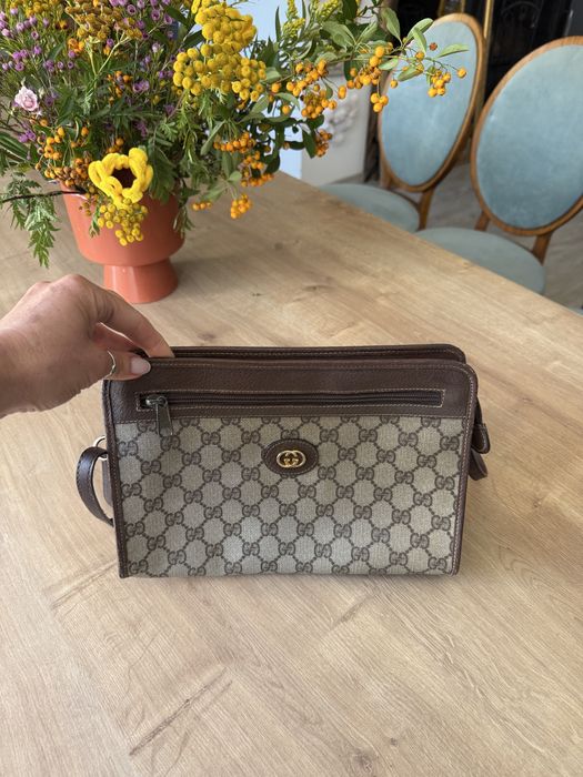 Gucci GG Supreme Clutch/Shoulder kopertowka na ramie
