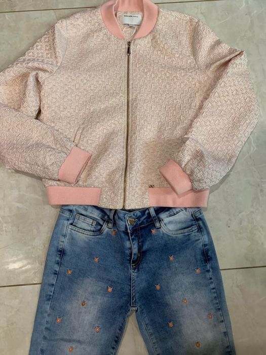 Джинсы джинсовка бомбер wagon Desigual