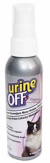 Preparat do usuwania świeżych i starych plam kociego moczu 118ml
