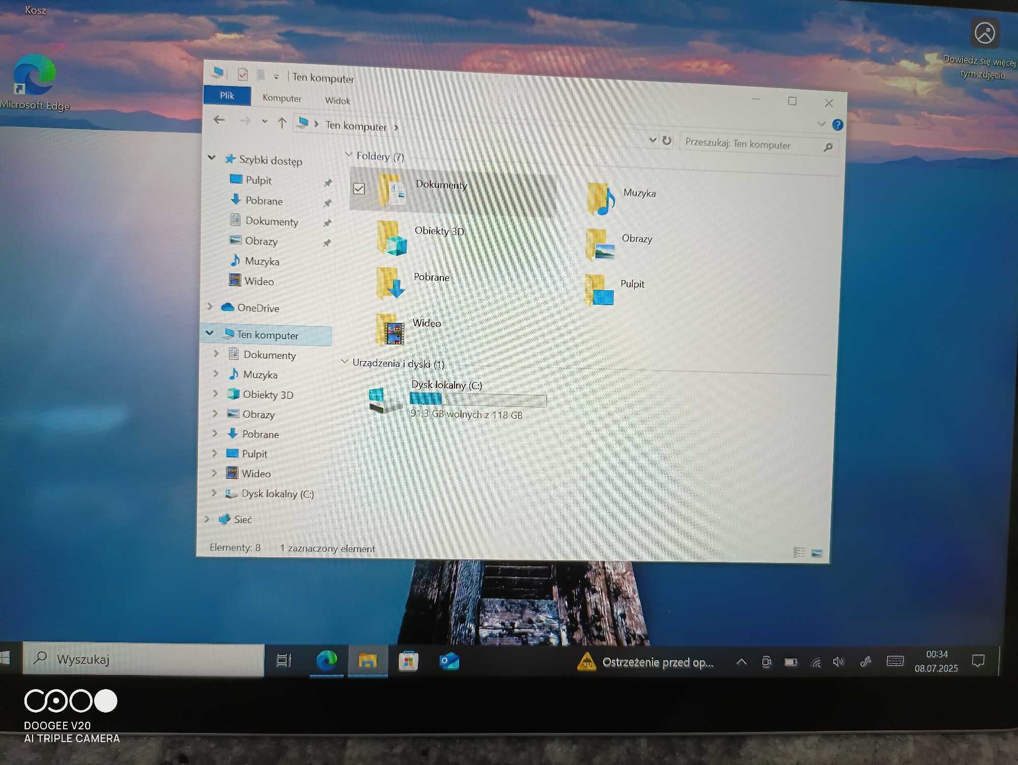 tablet microsoft surface 100% sprawny i bardzo zadbany polecam