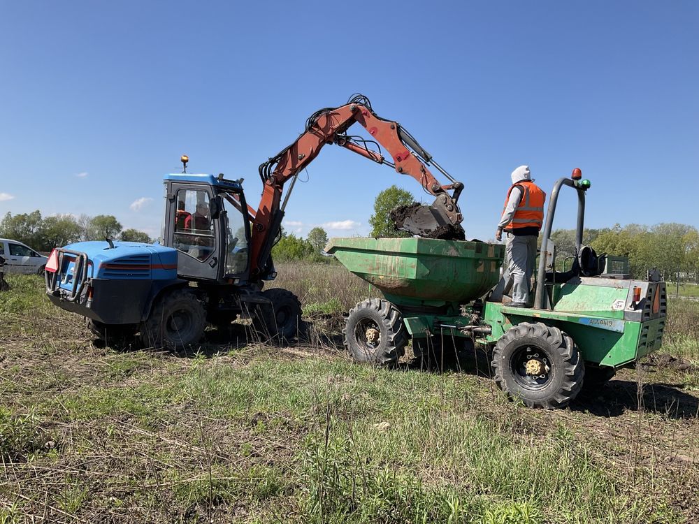 Wozidło technologiczne 6 ton Terex usługi z operatorem wynajem