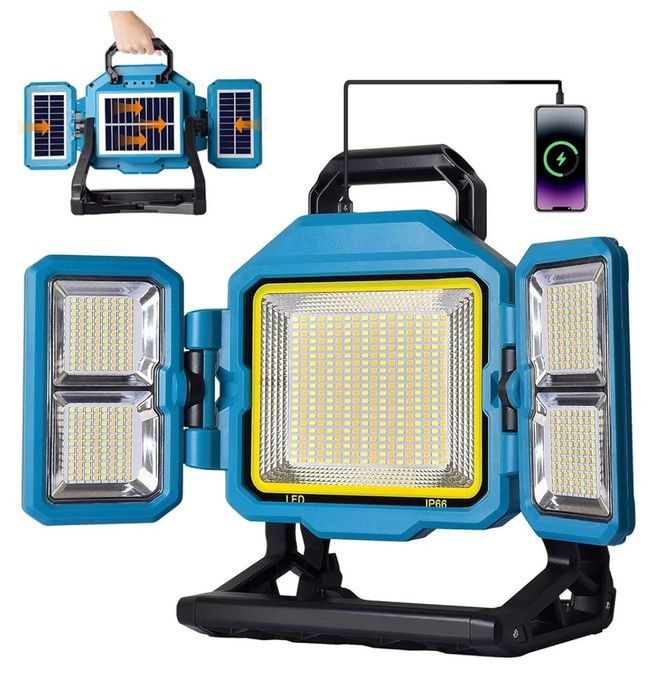 Halogen LED na budowę kemping