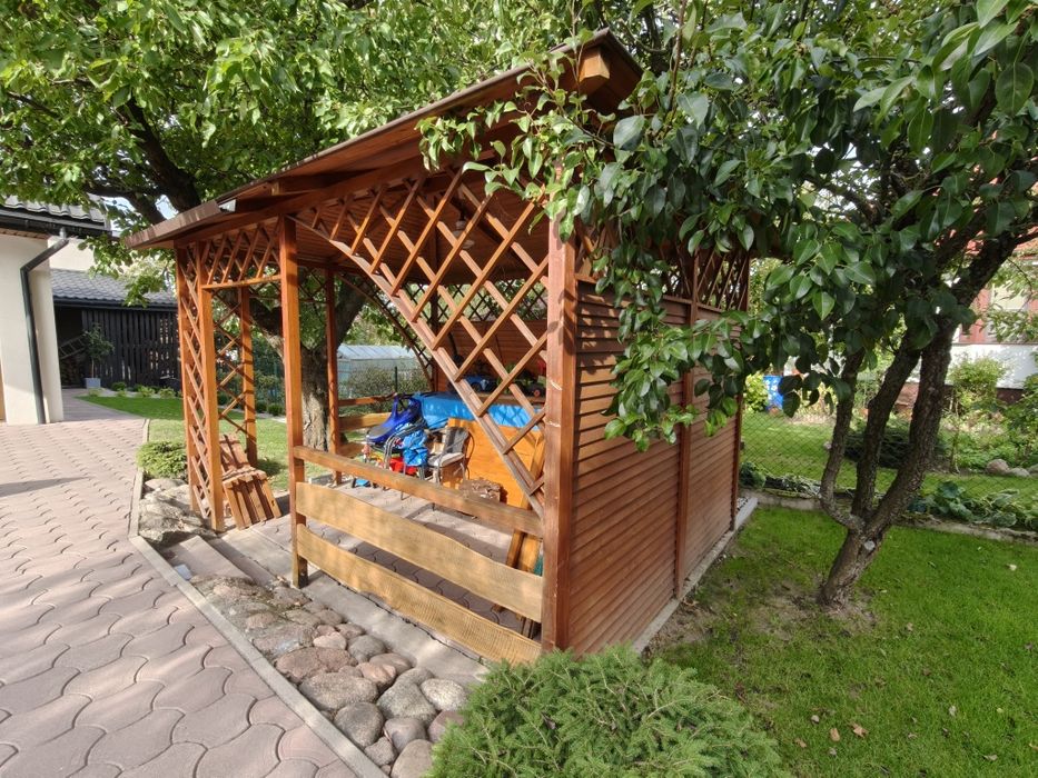Altanka altana drewniana ogrodowa 3x4m