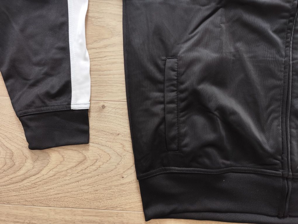 Dres sportowy treningowy GIVOVA czarny męski bluza rozpinan spodnie XL