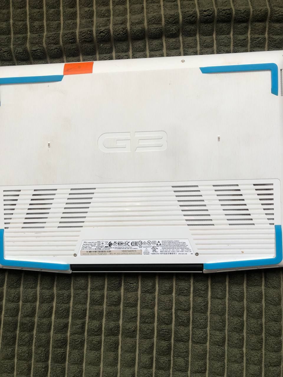 Dell G3. Intel(R) Core(TM) i5-10300H CPU. 2.50Hz x 8. 16 GB NVIDIA
