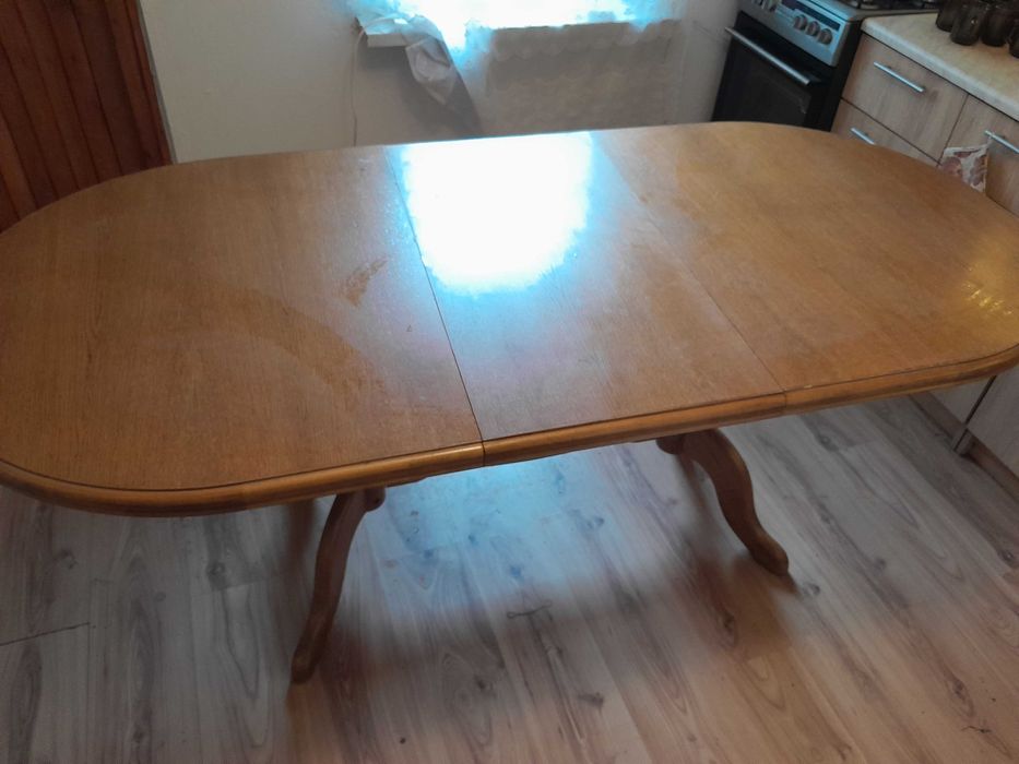 Stół drewniany dębowy duży