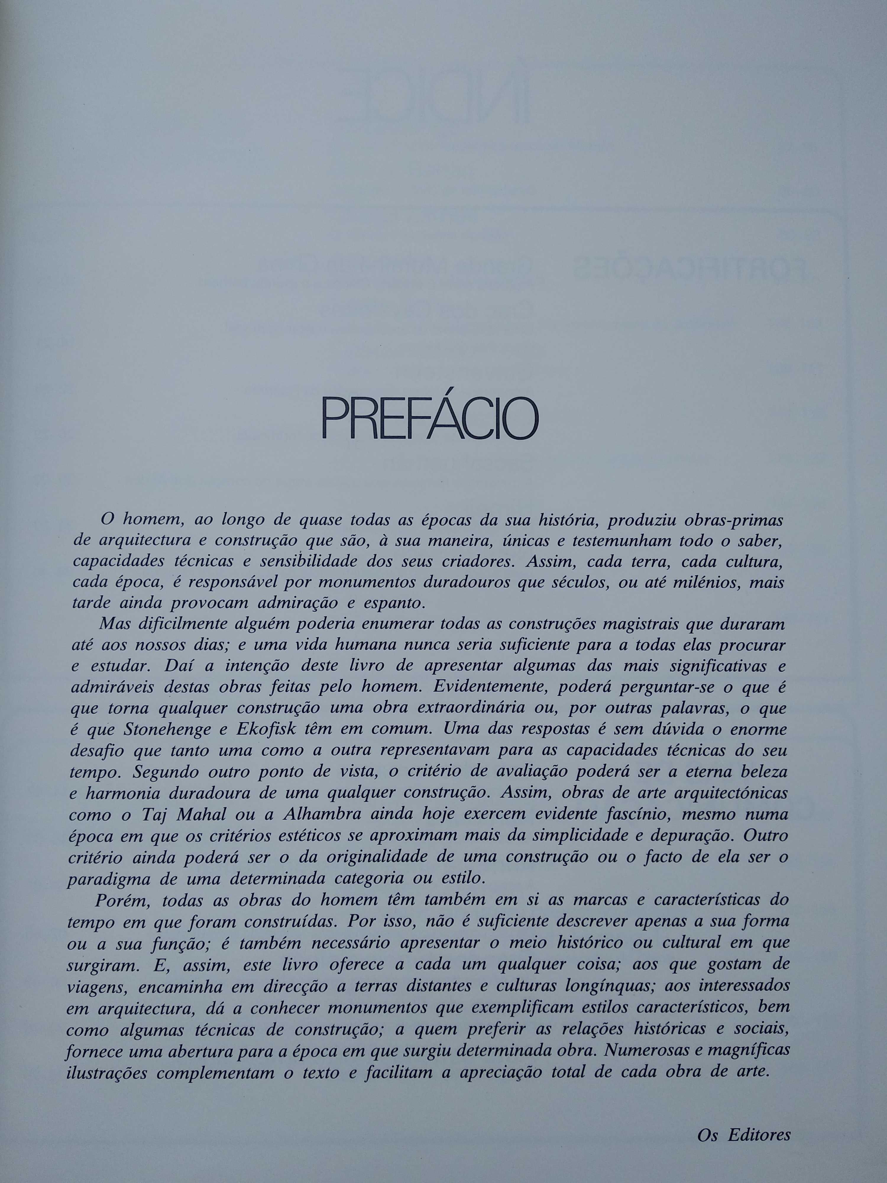 Livro de Arquitetura 'As Grandes Construções do Homem' Reader's Digest