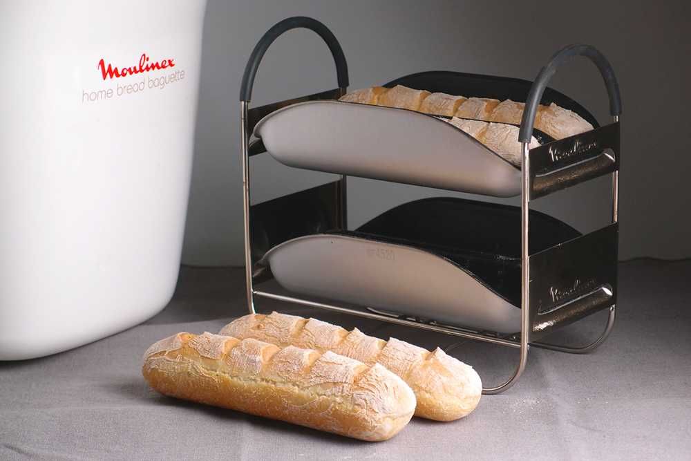 Acessório para Cozer Baguetes em Máquina de Pão