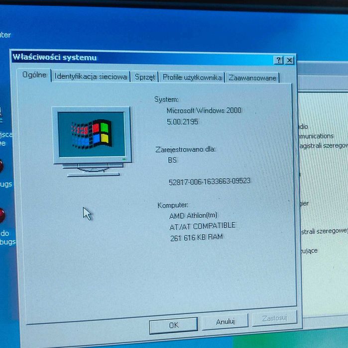 Stary zestaw komputerowy