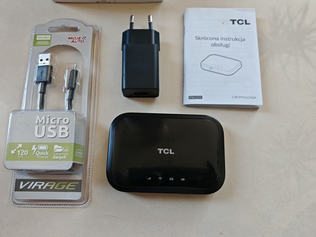 Tcl router MW12VK modem LTE 4G 600 Mbps cat12 wifi Hotspot Sim karta