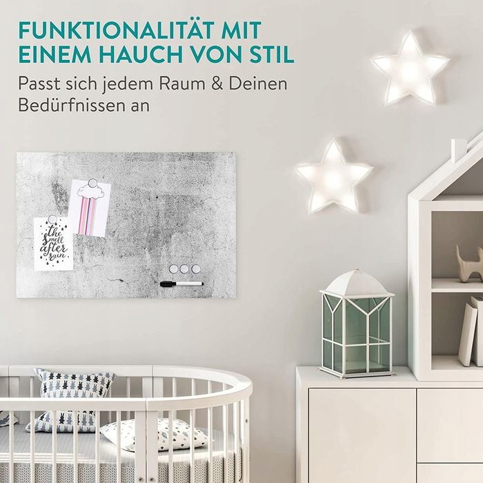 Tablica magnetyczna navaris 60x40cm efekt betonu