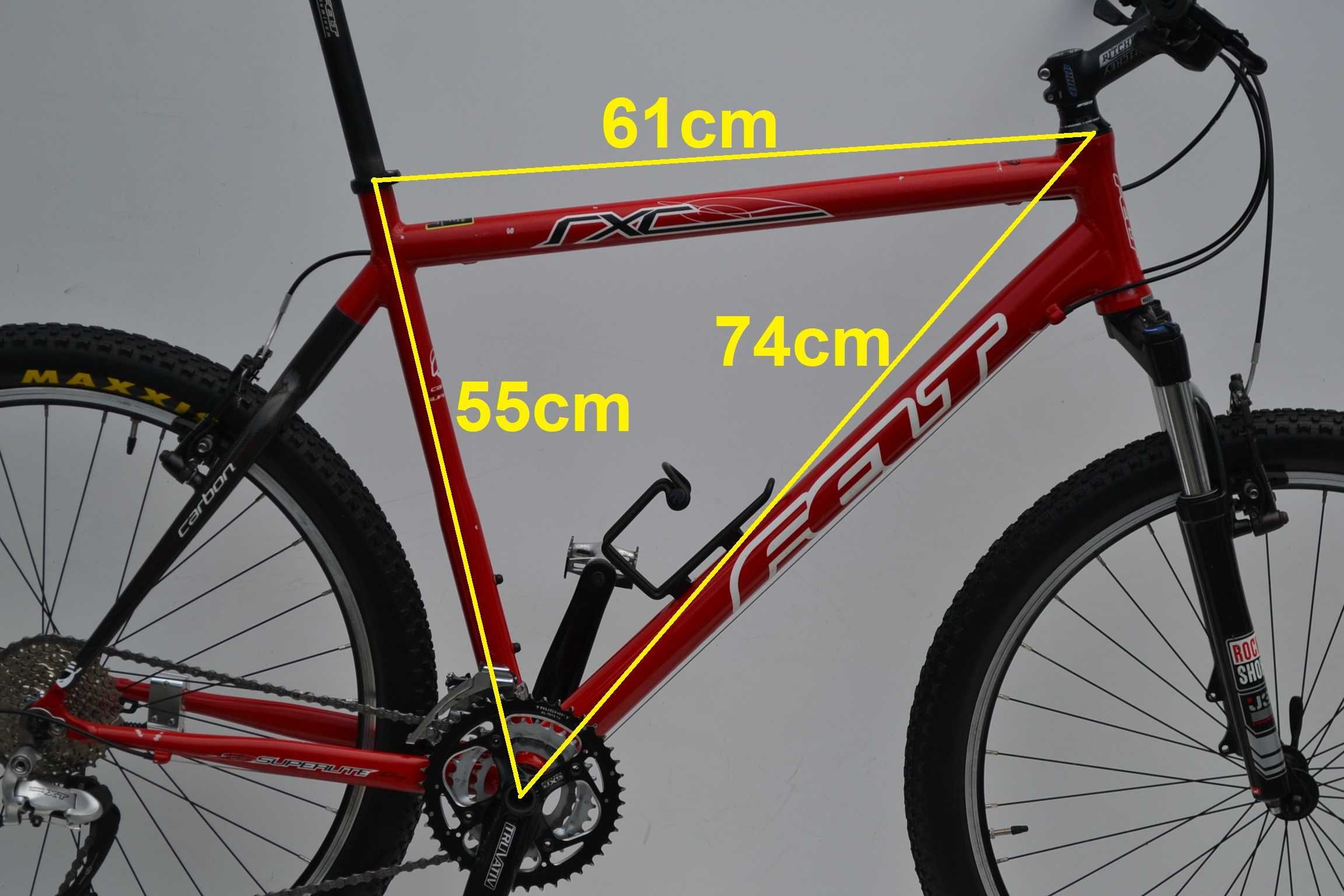 MTB Felt superlite RXC 3x9 XT rock shox duza rama/bardzo ładny polecam