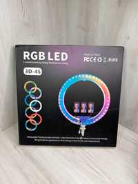 Кільцева RGB LED лампа 3D-45