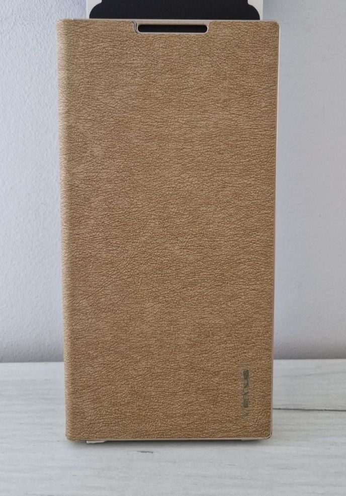 Kabura Vennus Book z ramką do Samsung Galaxy S21 Ultra złota