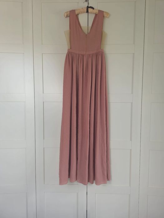 Sukienka LOU Luna pudrowy roz 38