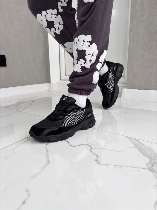 37-46 р кросівки Asics Gel NYC Black Termo gore-tex