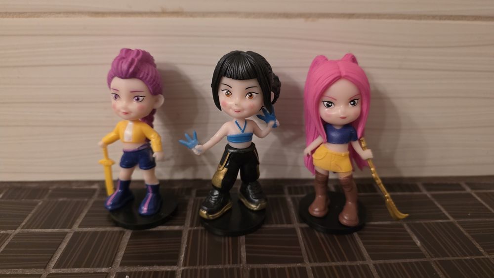 Zestaw super 3 figurek Kpop Demon Hunters, nowe
