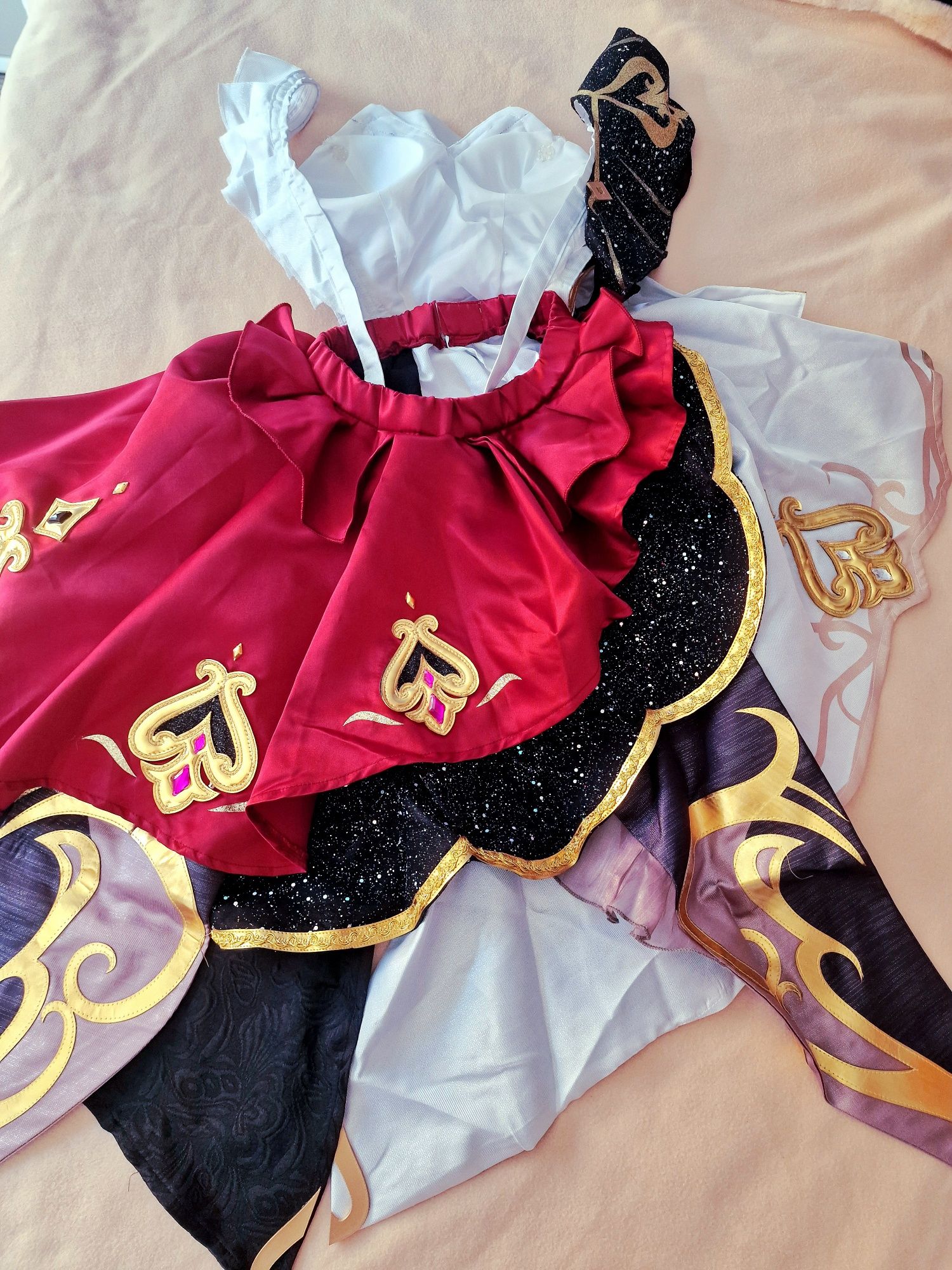 Full Cosplay Escoffier Genshin Impact Premium Gvavaya NOVO Selado