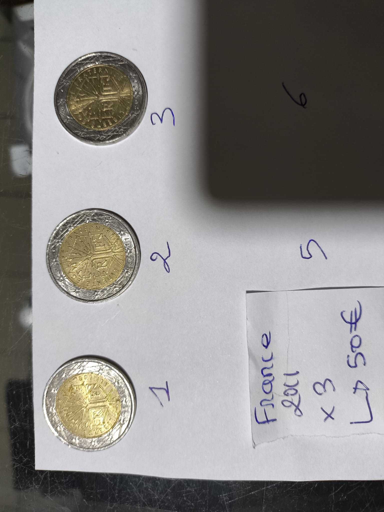 Moedas de 2 euros  negociável